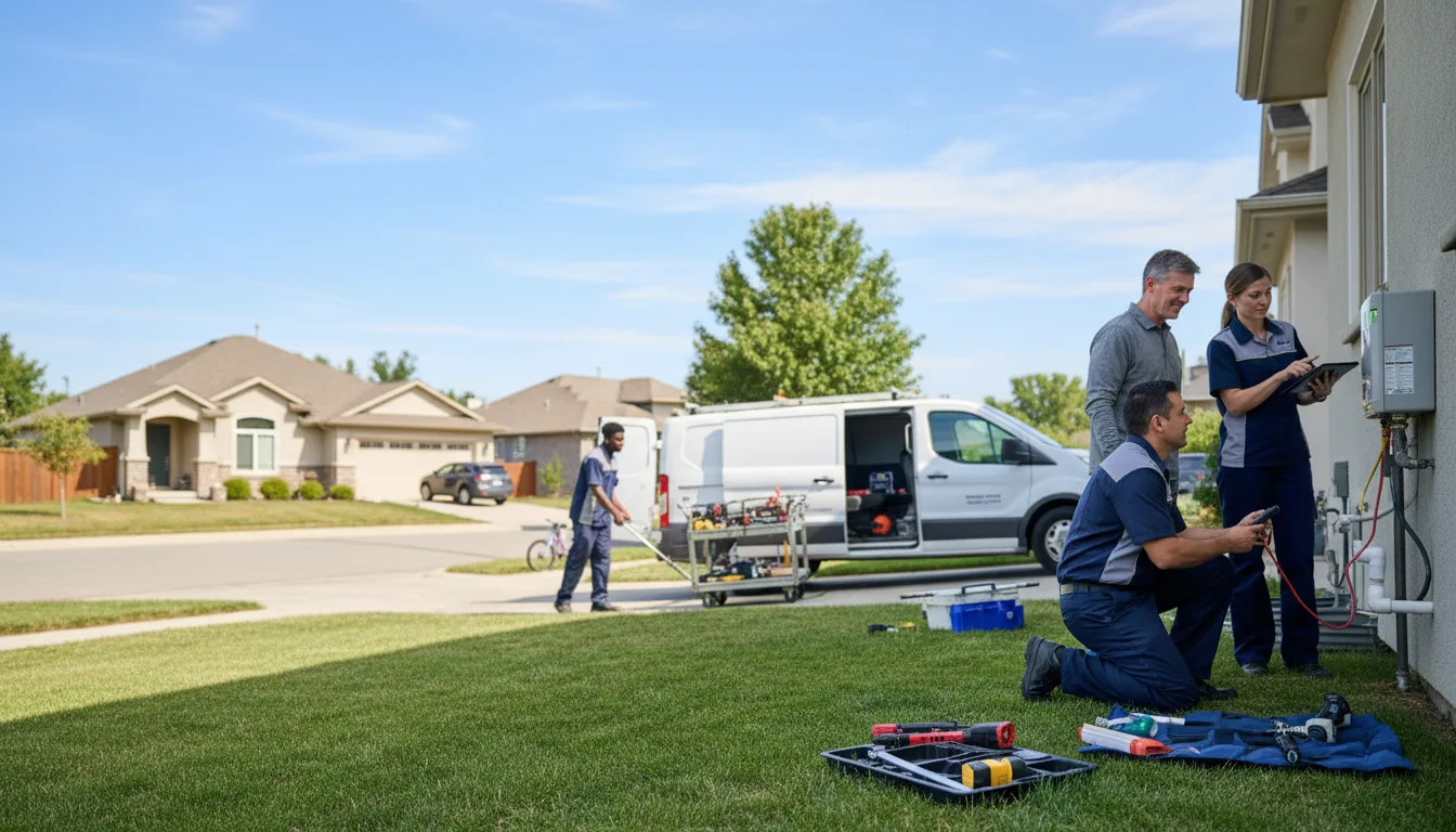Tankless water heater service in Sperry, IA